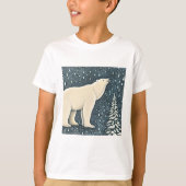 Prachtige Beer van kunstpolen T-shirt (Voorkant)