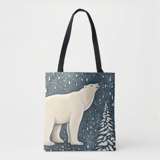 Prachtige Beer van kunstpolen Tote Bag (Voorkant)