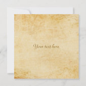  prachtige beige bloemen met naam (Achterkant)