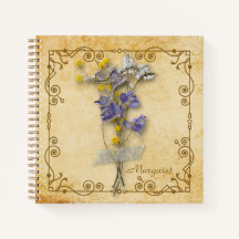  prachtige beige bloemen met naam