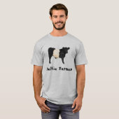 Prachtige Belted Galloway Steer Cutout T-Shirt (Voorkant volledig)