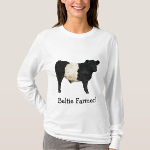 Prachtige Belted Galloway Steer Cutout T-Shirt