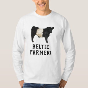 Prachtige Belted Galloway Steer Cutout T-Shirt