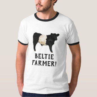 Prachtige Belted Galloway Steer Cutout T-Shirt