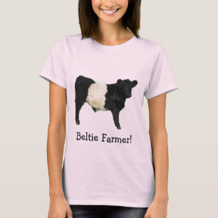 Prachtige Belted Galloway Steer Cutout T-Shirt