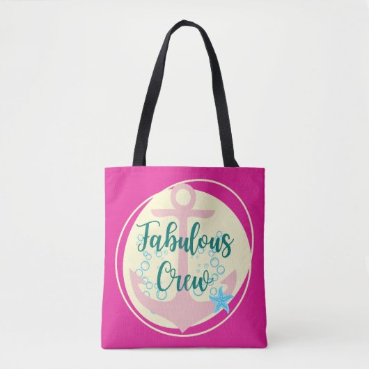 Prachtige bemanning tote bag (Voorkant)