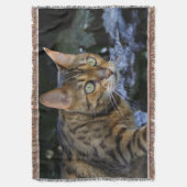 Prachtige Bengal Cat Deken (Voorkant Verticaal)