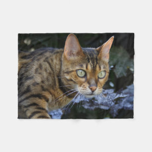 Prachtige Bengal Cat Fleece Deken