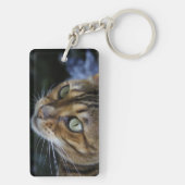 Prachtige Bengal Cat Sleutelhanger (achterkant)