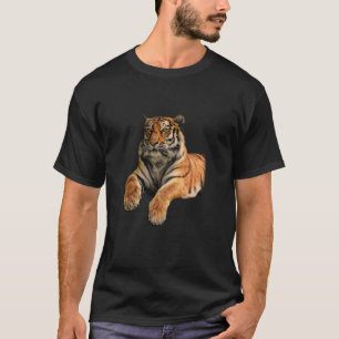 Prachtige Bengal Tiger Face & Paws Foto T-Shirt