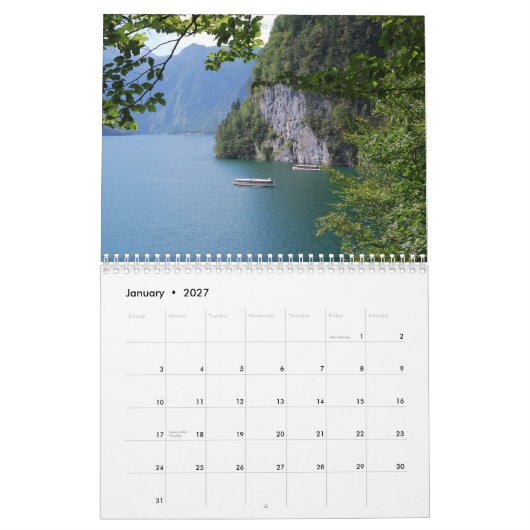 Prachtige Berchtesgaden-agenda Kalender (Jan 2027)