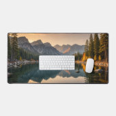 Prachtige Berg Zonsondergang Bureaumat - Serene Na (Keyboard & Muis)
