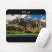 Prachtige bergen in Hawaii Muismat (Met muis)