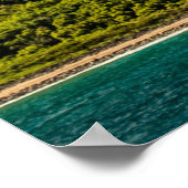 Prachtige bergen in Hawaii Poster (Hoek)