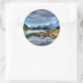 Prachtige Bergen Meadows Lake Scene Stickers (Tas)