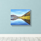 Prachtige berglandschap muurkunst canvas afdruk (Insitu (Houten vloer))