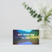 Prachtige berglandschapsfoto visitekaartje (Staand voorkant)