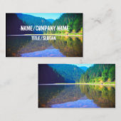 Prachtige berglandschapsfoto visitekaartje (Voorkant / Achterkant)