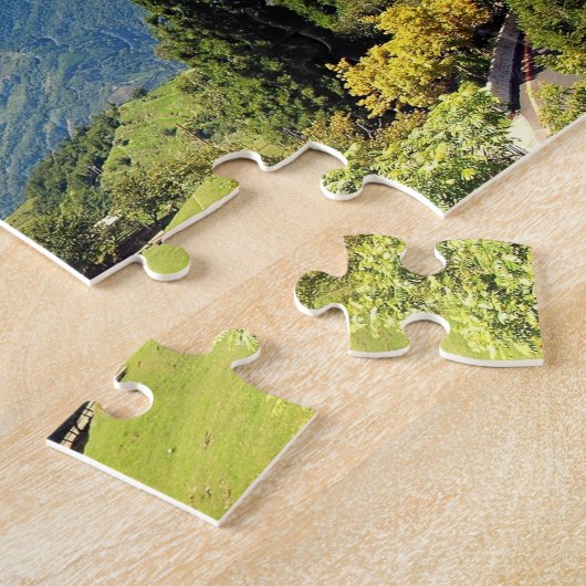 Prachtige bergplaats in Taiwan Legpuzzel (Zijkant)