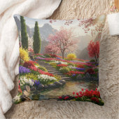 Prachtige bergtuin kussen (Deken)