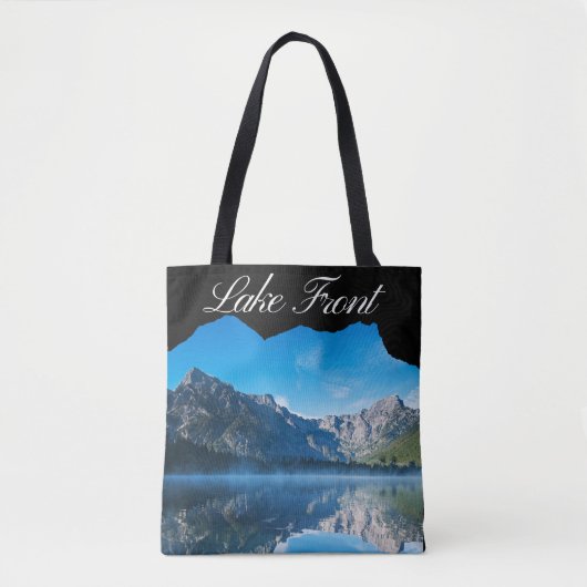 Prachtige bergwatervallen tote bag (Voorkant)