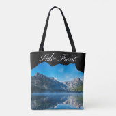 Prachtige bergwatervallen tote bag (Achterkant)