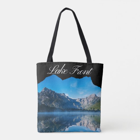 Prachtige bergwatervallen tote bag (Achterkant)
