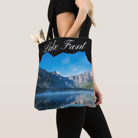 Prachtige bergwatervallen tote bag (Dichtbij)