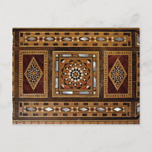 Prachtige beroemde moeder-van-pearl inlay-werk, Da Briefkaart