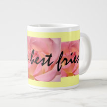 Prachtige Beste Vriend Roze Roos Koffiekopjes Groo