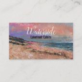 Prachtige beukenverf visitekaartje (Voorkant)