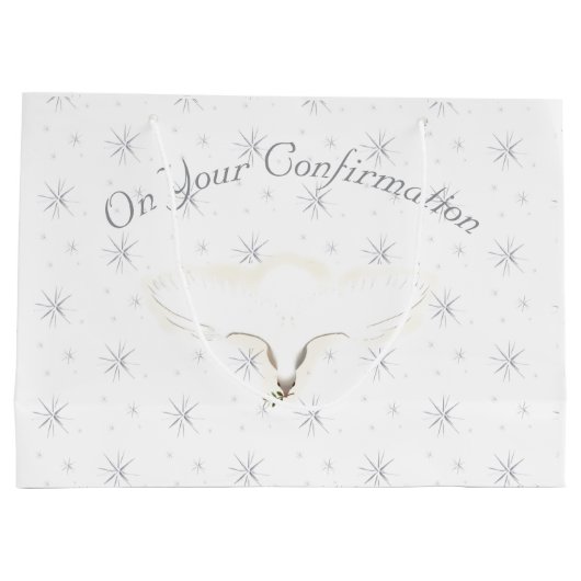 Prachtige bevestiging groot cadeauzakje (Achterkant)