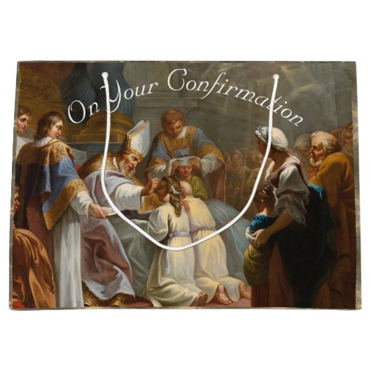 Prachtige bevestiging groot cadeauzakje (Voorkant)