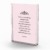 Prachtige bevorderende Bijbel Bijbelse Isaiah Fotoblokken (Rechts)