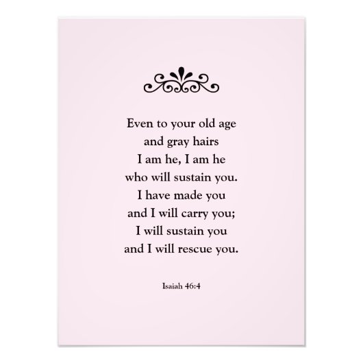 Prachtige bevorderende Bijbel Bijbelse Isaiah van  Foto Afdruk (Voorkant)