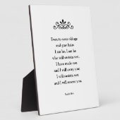 Prachtige bevorderende Bijbel Bijbelse Isaiah van Fotoplaat (Zijkant)