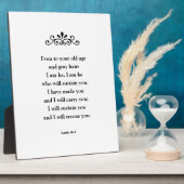 Prachtige bevorderende Bijbel Bijbelse Isaiah van Fotoplaat (Zijkant)