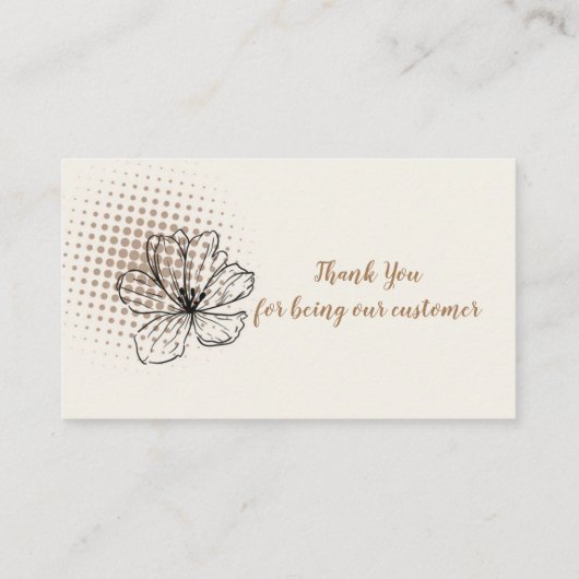 Prachtige bewerkbare Loyaliteit Visitekaartje (Achterkant)