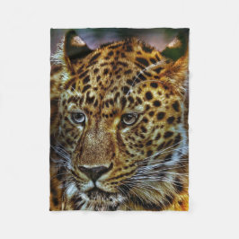 Prachtige Big Cat Leopard Fleece Deken