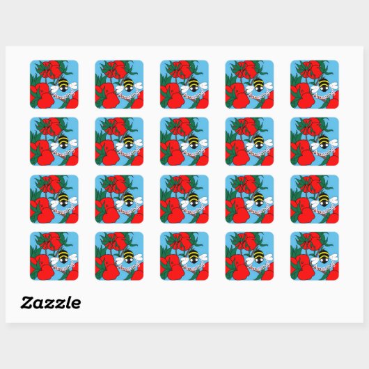Prachtige Bij Sticker (Vel)