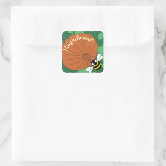 Prachtige Bij Sticker (Tas)