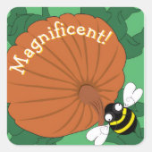Prachtige Bij Sticker (Voorkant)