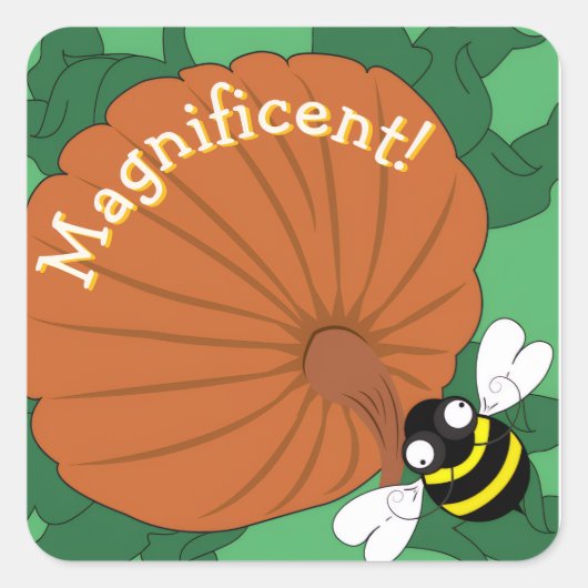 Prachtige Bij Sticker (Voorkant)
