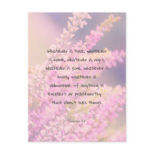 Prachtige bijbelprijsopgave met roze bloemen