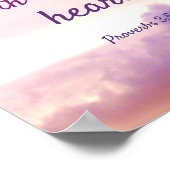 Prachtige bijbelse prijsopgave poster (Hoek)