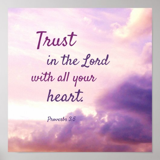 Prachtige bijbelse prijsopgave poster (Voorkant)