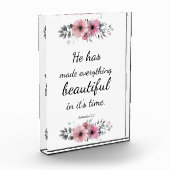 Prachtige Bijbelse Quote Christelijk geloof Fotoblokken (Links)