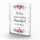 Prachtige Bijbelse Quote Christelijk geloof Fotoblokken (Rechts)