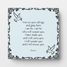 Prachtige Bijbelse Quote Isaiah 46:4