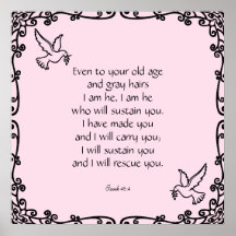 Prachtige Bijbelse Quote Isaiah 46:4